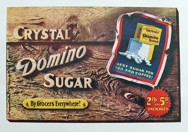 1909 Crystal Domino Sugar Color Ad