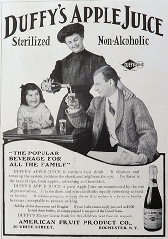 1906 Duffy's Apple Juice Ad