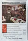 1908 Globe Wernicke Library Bookshelves Color Ad