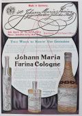 1907 Johann Maria Farina Cologne Ad ~ Old Bottles