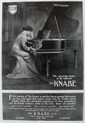 1909 Knabe Piano Ad ~ Choice of the Cultured
