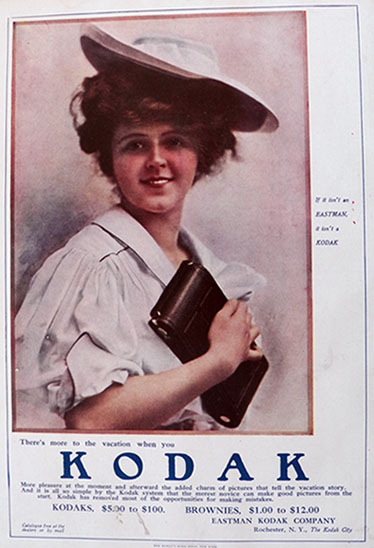 1908 Kodak Ad ~ More to the Vacation
