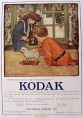 1906 Kodak Ad ~ Elizabeth Shippen Green ~ Child with Lamb Toy