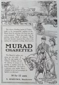 1906 Murad Cigarettes Ad ~ McGowan's Pass Tavern