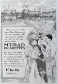 1906 Murad Cigarettes Ad ~ Newport Casino, Rhode Island
