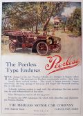 1908 Peerless Motor Car Ad ~ Peerless Type Endures