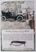 1907 Peerless Motor Car Ad ~ Drop Frame