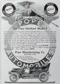 1906 Pope Hartford Automobile Ad ~ Cupid