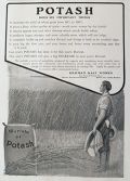 1907 Muriate of Potash Fertilizer Ad