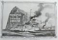 1909 Prudential Insurance Ad ~ The Fleet Protects the Nation