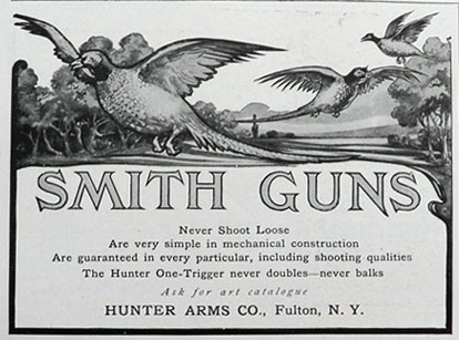 1906 Smith Guns Hunter Arms Ad