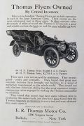 1907 Thomas Flyer Car Ad ~ Critical Investors