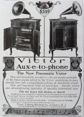 1906 Victor Auxetophone Ad ~ Pneumatic