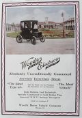 1909 Wood's Electric Automobile Color Ad