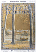 1907 Country Life in America Cover ~ A Drive Through the Country