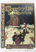 1906 Country Life in America Cover ~ Pilgrims in New Amsterdam 1623