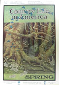 1908 Country Life in America Cover ~ Springtime in the Forest