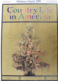 1908 Country Life in America Cover ~ Decorated Christmas Tree