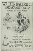 1906 Baker's Cocoa Ad ~ Little Indian, Sioux, or Crow