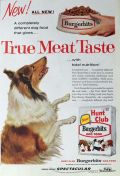 1960 Burgerbits Dog Food Ad ~ Collie