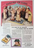 1933 Camel Cigarettes Ad ~ Fakirs Dance on Glass