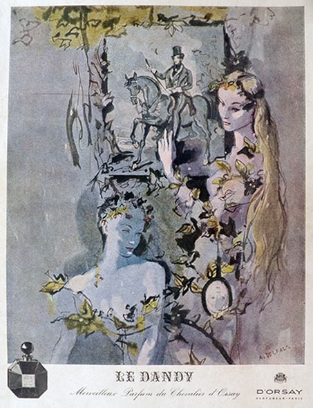 1948 Le Dandy by D'Orsay Perfume French Ad
