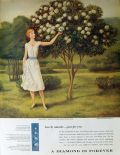 1958 De Beers Diamond Ad ~ Robert Grilley