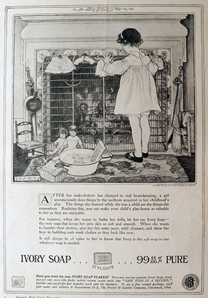 1920 Ivory Soap Ad ~ Elizabeth Shippen Green