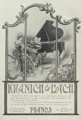 1906 Kranich & Bach Piano Ad