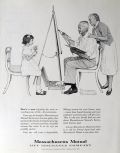1959 Mas Mutual Insurance Ad ~ Norman Rockwell ~ Portrait Painter