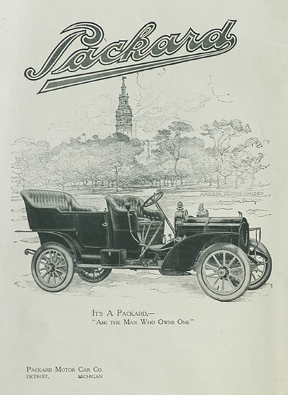 1907 Packard Motor Car Ad ~ Ask The Man Who Owns One