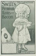 1906 Swift's Ham & Bacon Ad ~ Ham & Eggs Lesson