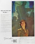 1944 Women's Army Corps WAC Ad ~ Good Soldiers