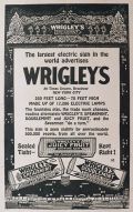 1920 Wrigley's Gum Ad ~ Times Square Electric Sign