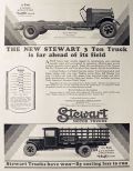 1928 Stewart Motor Trucks Ad ~ 3 Ton Chassis
