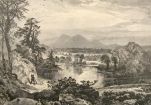 Antique Print ~ Wood Engraving ~ Missisquoi at Sheldon Springs ~ Thomas Moran
