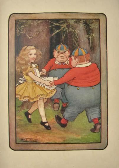 1904 Alice in Wonderland Through the Looking Glass Print