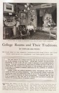 Old College, University Dorm Rooms ~ 1900 Magazine Article