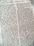 1867 Magazine Article ~ German Life in New York