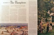 1947 Vintage Magazine Article, Photos ~ The Hamptons, Long Island