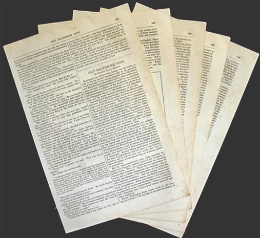 1885 Illustrated Article ~ Baltimore, MD Inns & Hotels