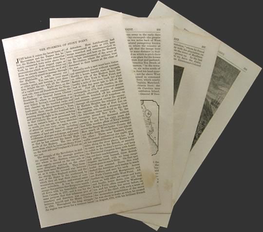 The Storming of Stony Point, NY ~ 1879 Illustrated Article