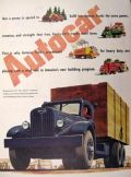 1946 Autocar Ad ~ Truck Hauling Lumber