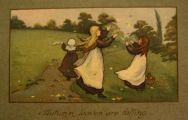 Sybil Barham Postcard ~ Autumn Leaves
