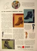 1930 Women's Vintage Ball Band Shoes Ad ~ Season's Smartest