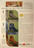 1931 Women's Ball Band Shoes Ad ~ Savoy
