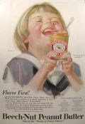 1920 Beechnut Peanut Butter Ad ~ Cushman Parker Art