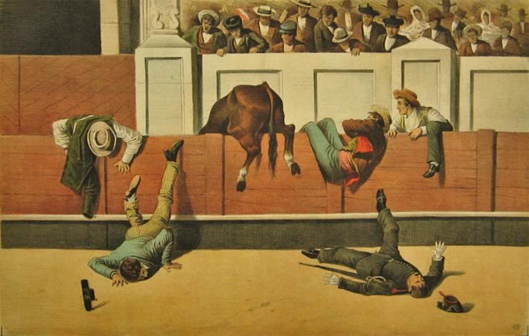 La Lidia Antique Bullfighting Print
