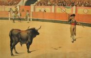 La Lidia Antique Bullfighting Print