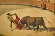 La Lidia Antique Bullfighting Print